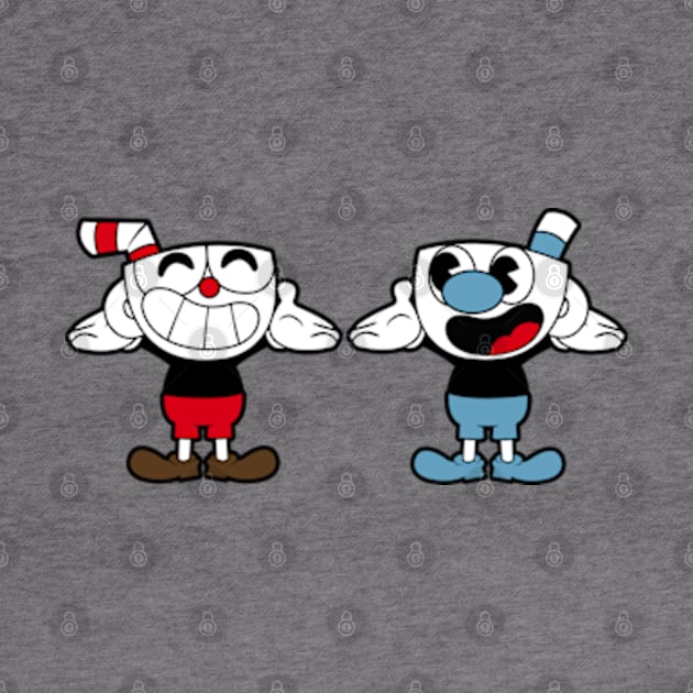 Mugman And Cuphead by mighty corps studio